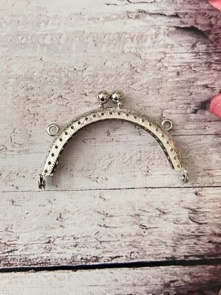 12.50 CM  KULPLU OVAL GÜMÜŞ KLİPS