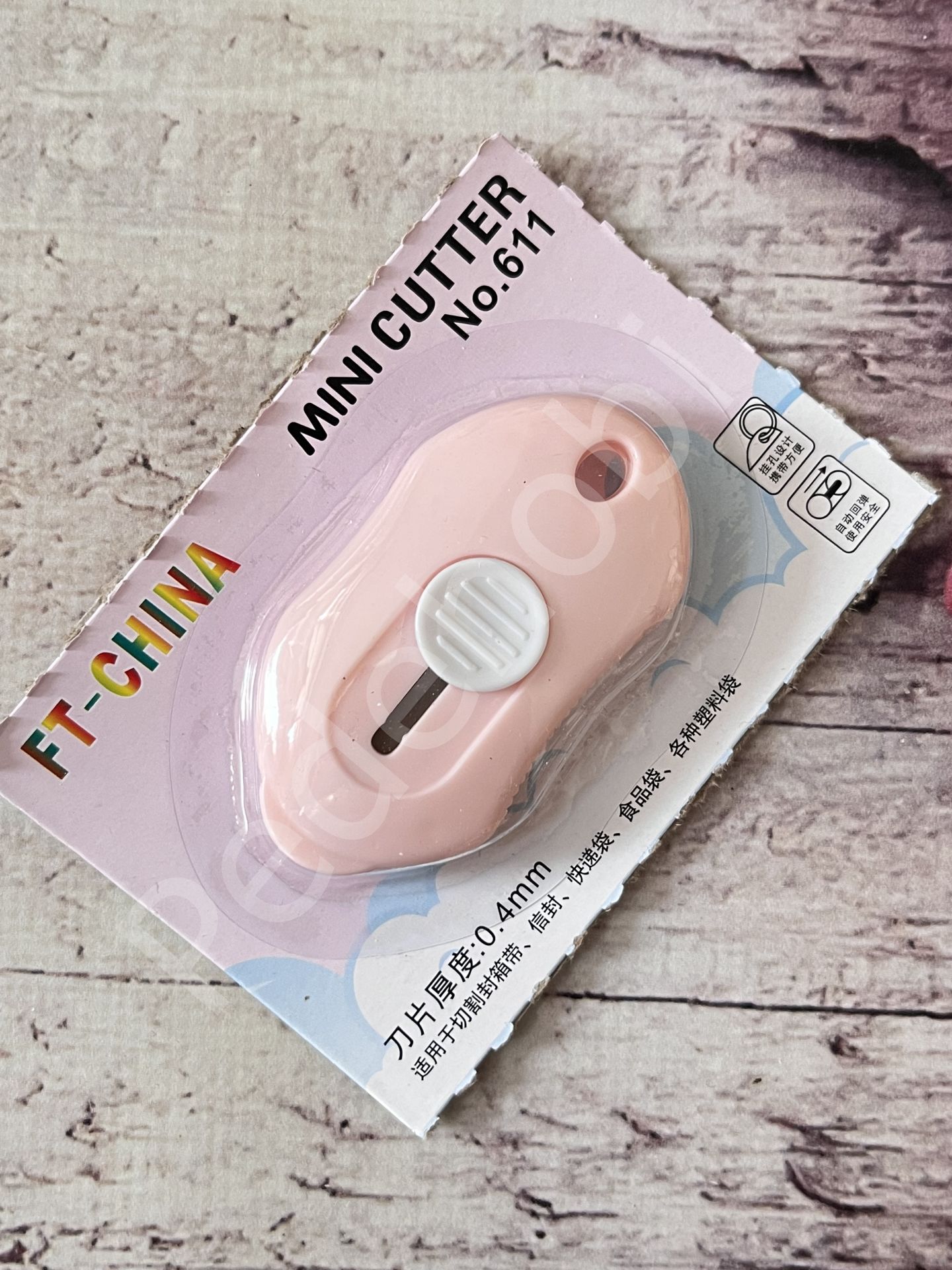 MİNİ MAKET BIÇAĞI PEMBE