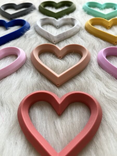 8 CM SİLİKON KALP DİŞ KAŞIYICI