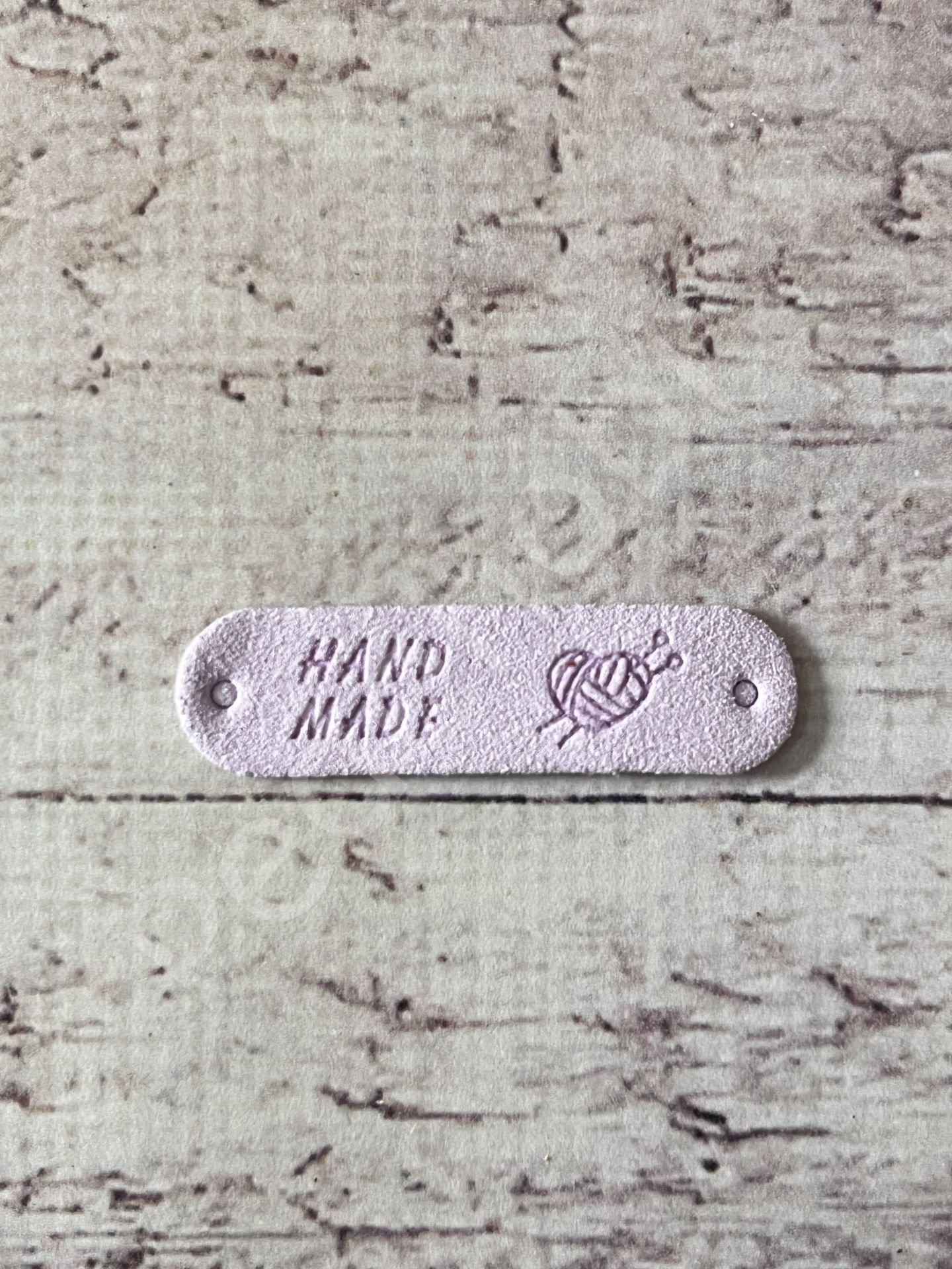 HANDMADE ETİKET SÜET LİLA