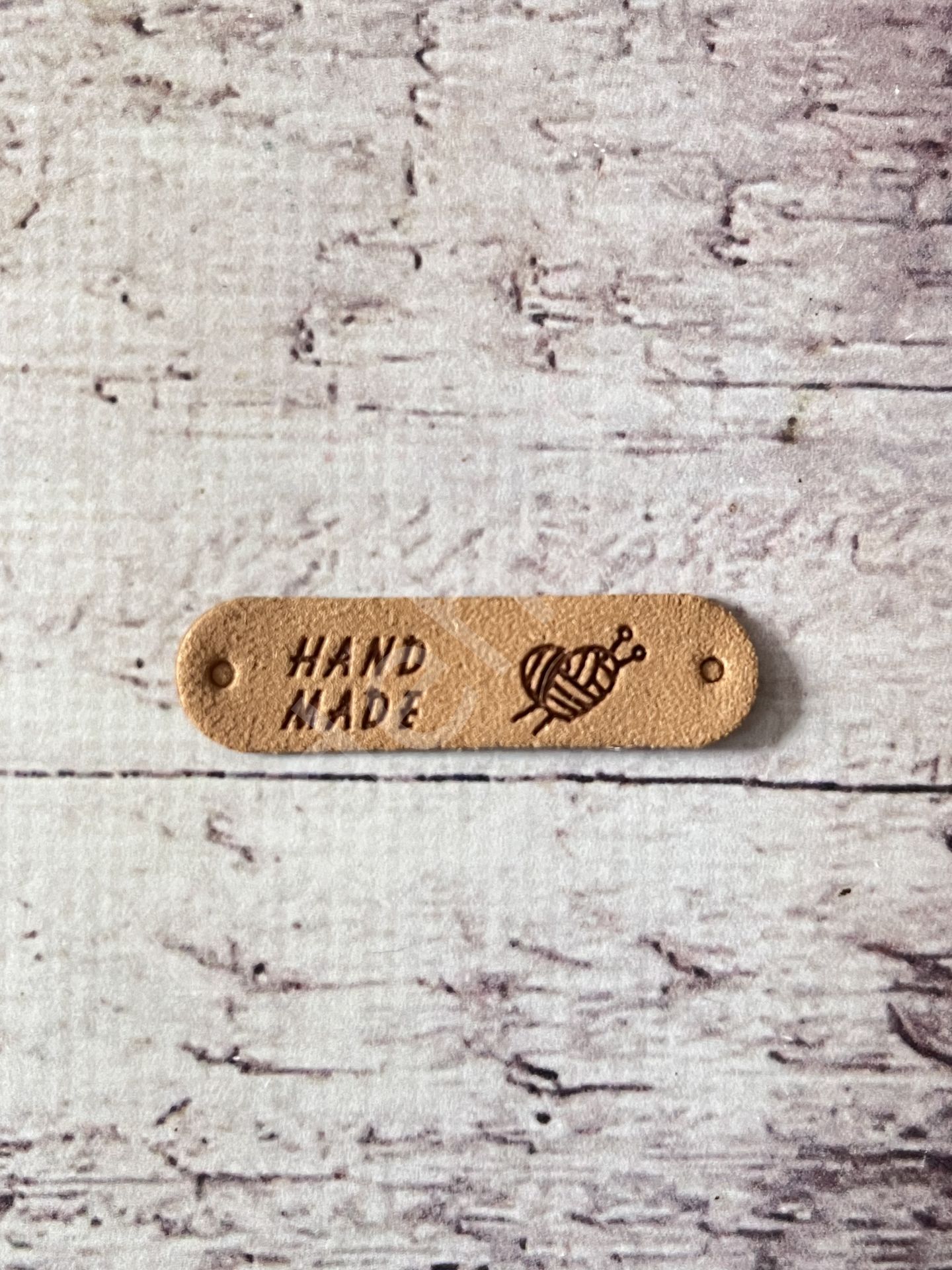 HANDMADE ETİKET SÜET BEJ