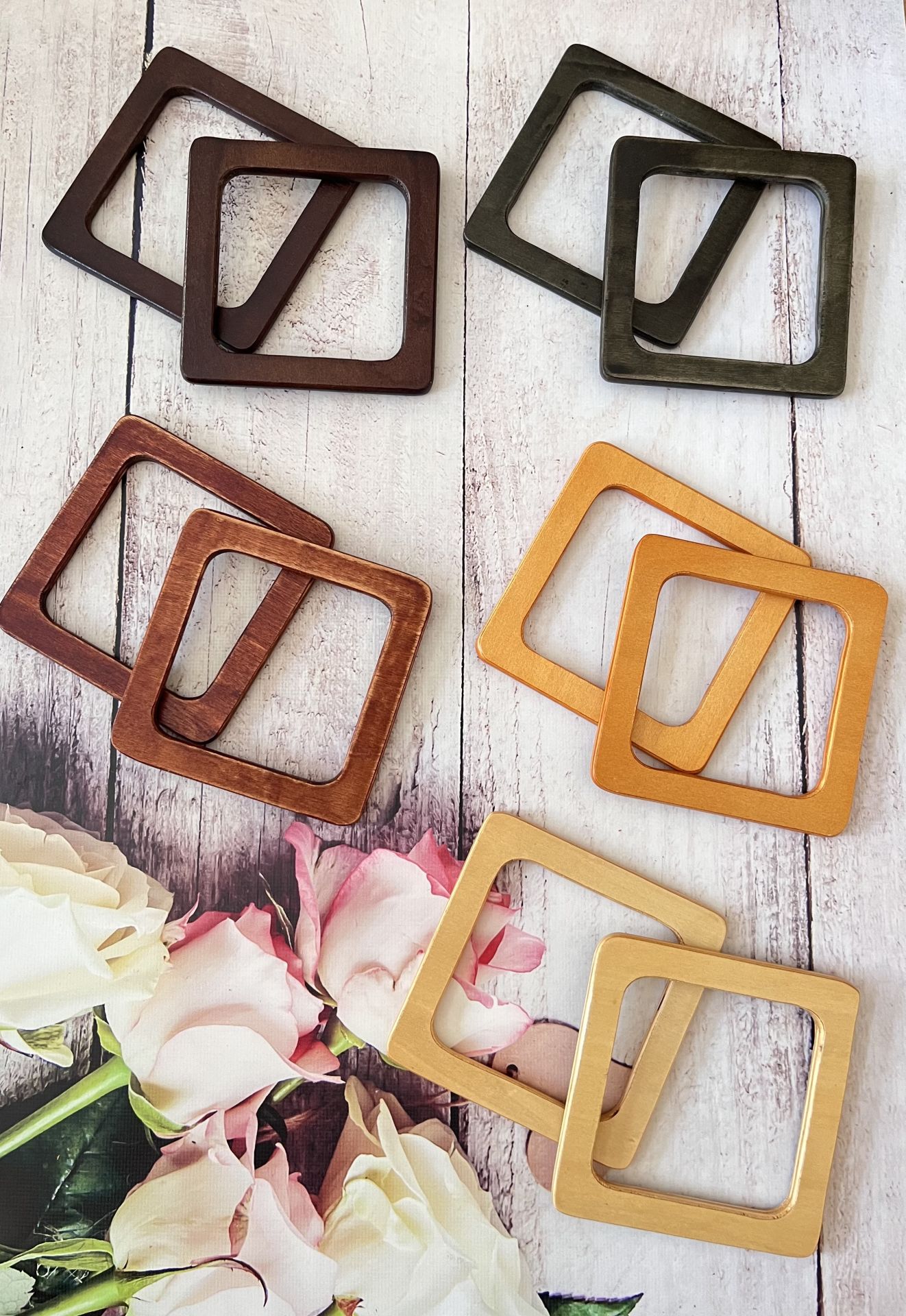 KARE AHŞAP KULP 12.5 CM 1 ÇİFT