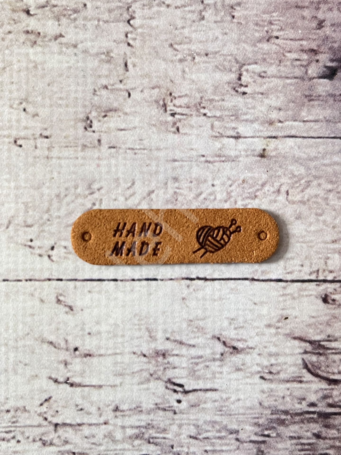 HANDMADE ETİKET SÜET TABA