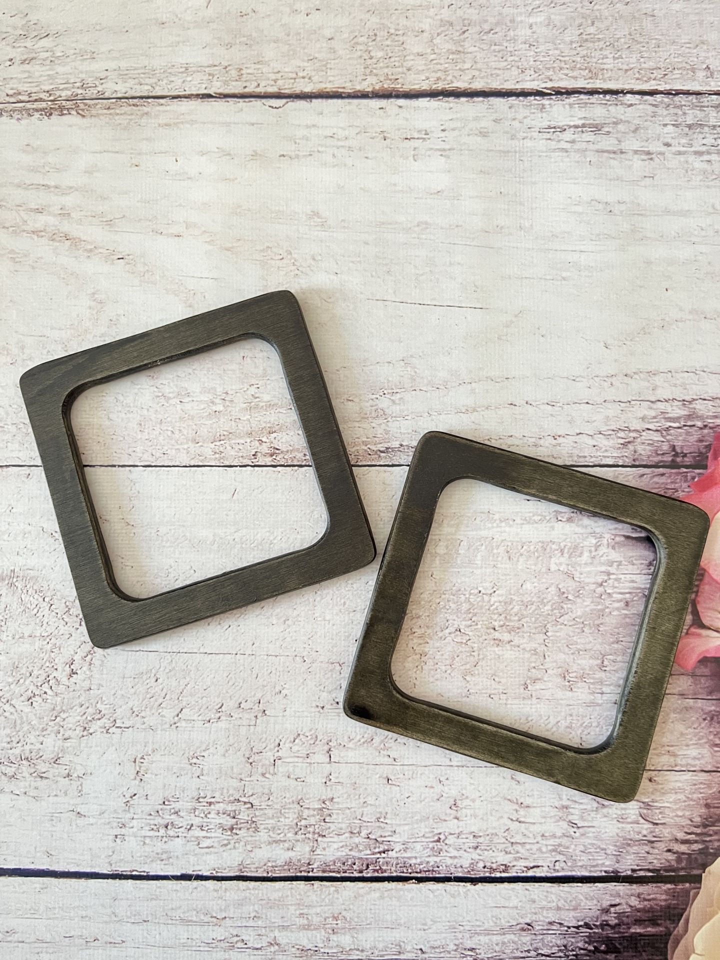 KARE AHŞAP KULP 12.5 CM 1 ÇİFT ÇAM