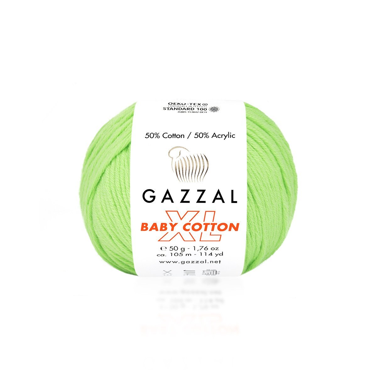 XL  BABY COTTON  3427-NEON YEŞİL