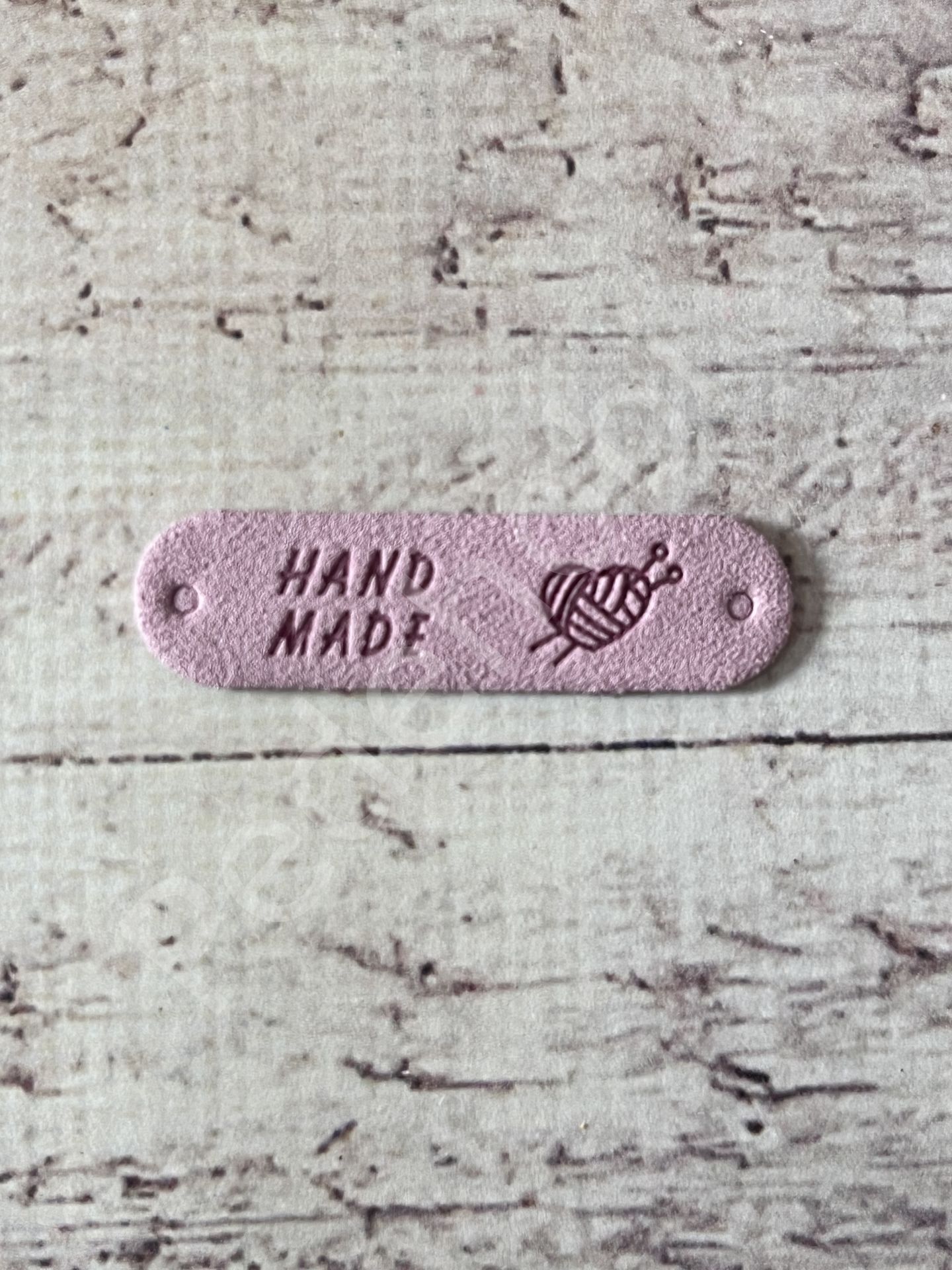 HANDMADE ETİKET SÜET LEYLAK