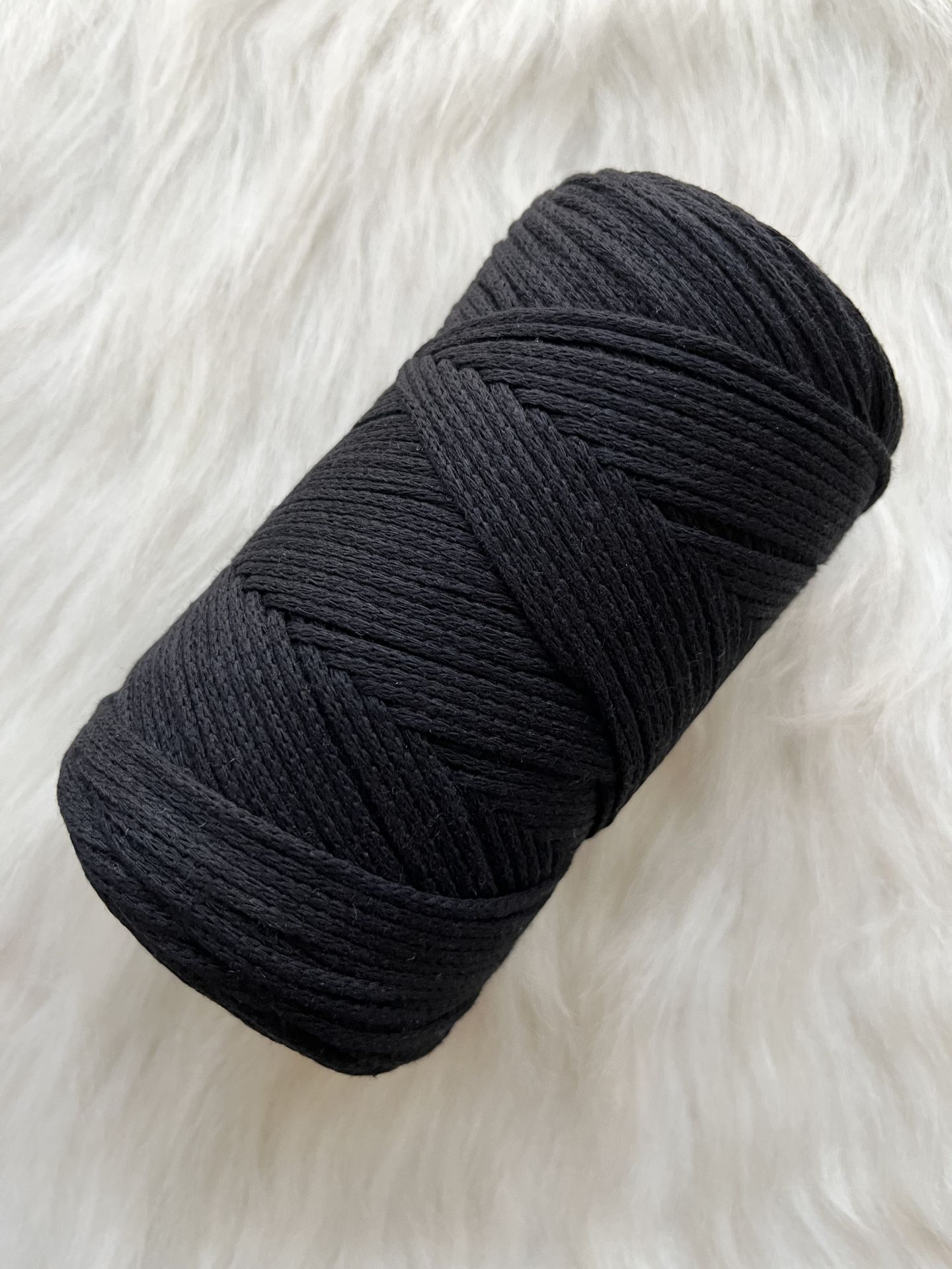 PAMUK MAKROME İNCE SİYAH