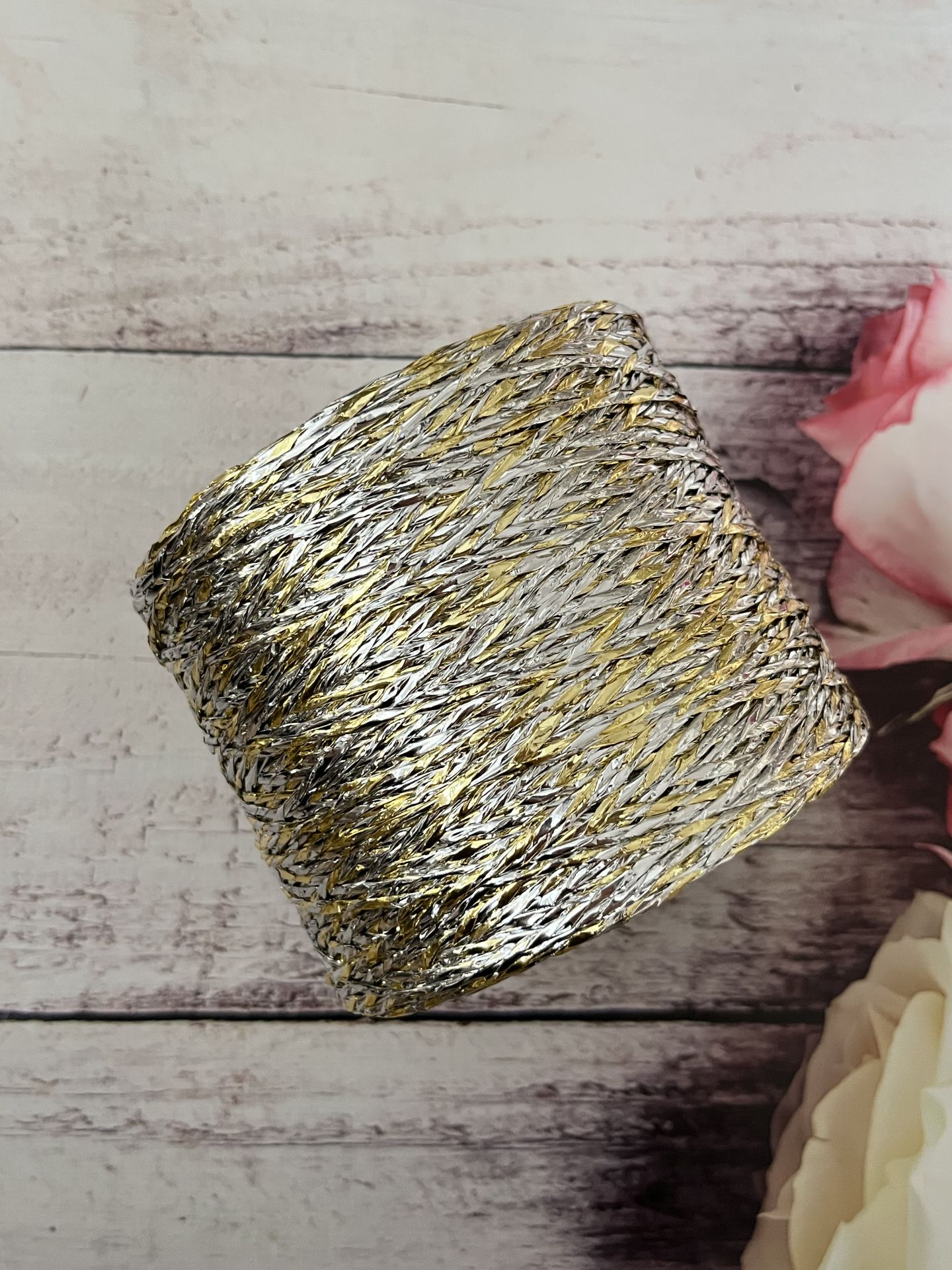 METALİK KAĞIT İP GOLD&GÜMÜŞ