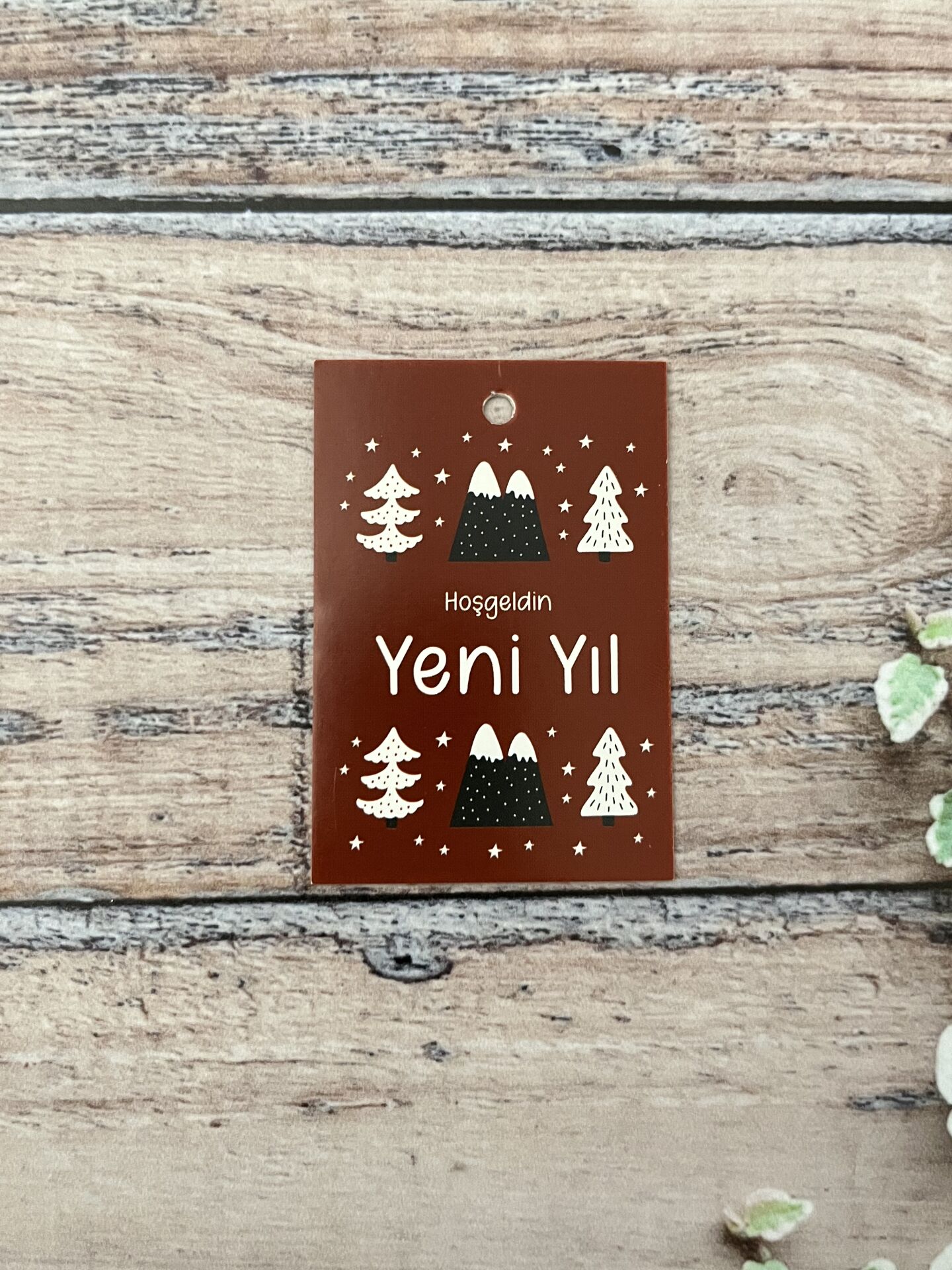 YENİ YIL KARTLARI 6 X 3.5 CM YENİ YIL