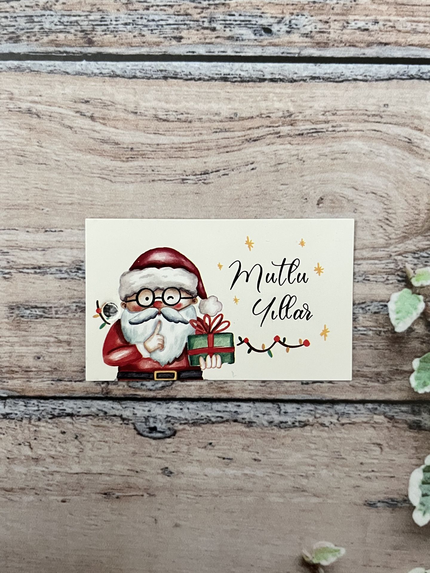 YENİ YIL KARTLARI 6 X 3.5 CM MUTLU YILLAR