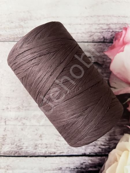 YERLİ RAFYA ÇANTA İPİ KAHVE