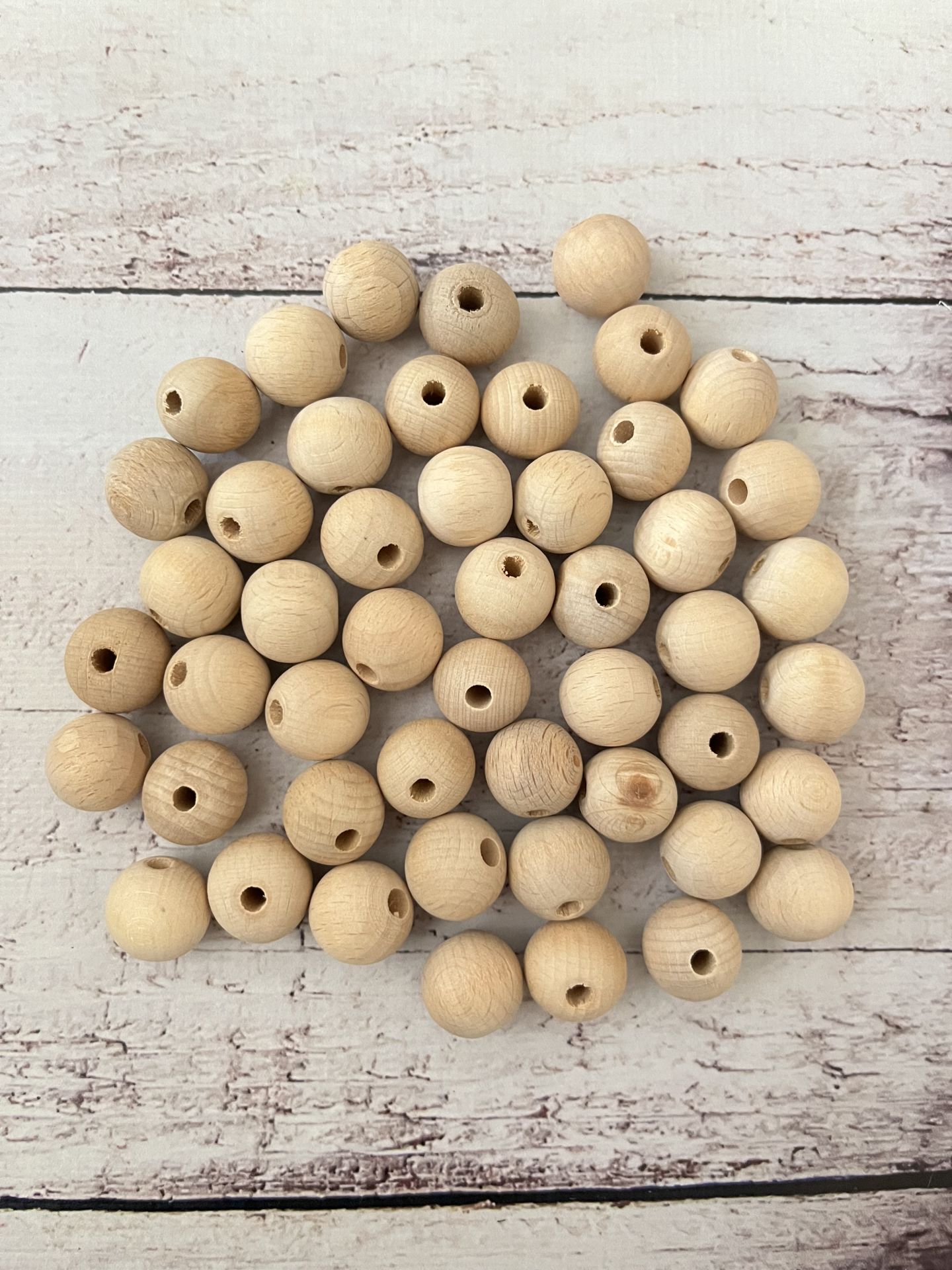 20 MM NATURAL AHŞAP BONCUK