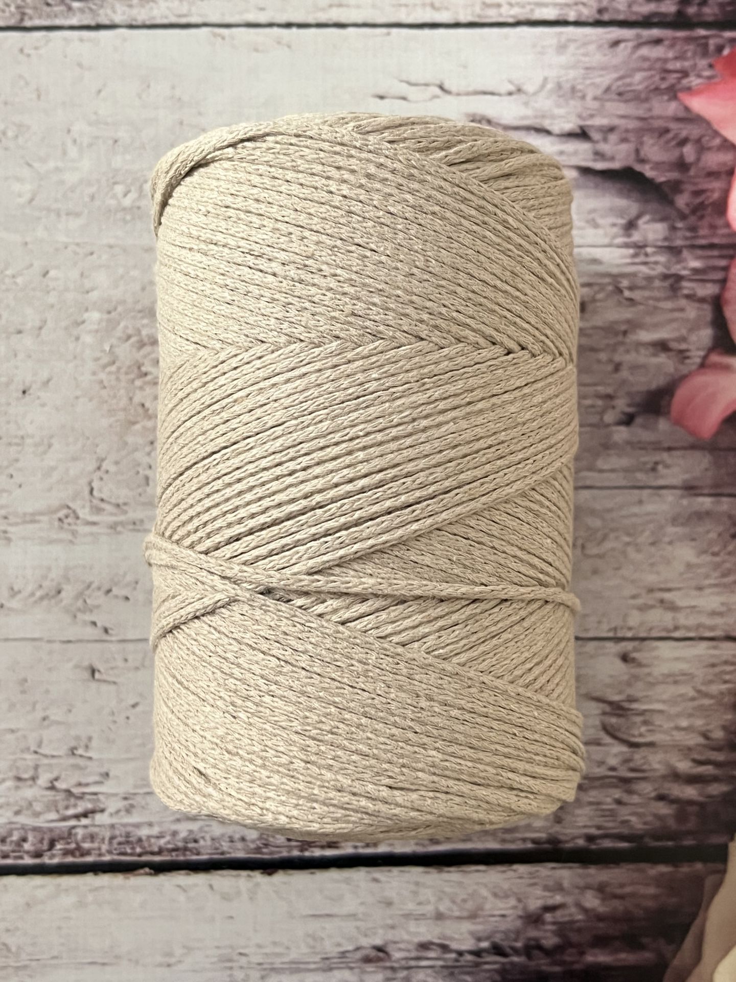 PAMUK MAKROME İNCE BEJ