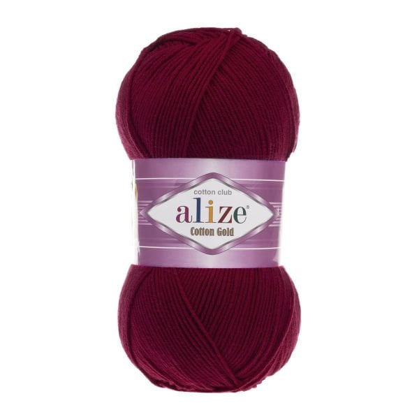 Alize Cotton Gold 100 gr  57 Bordo