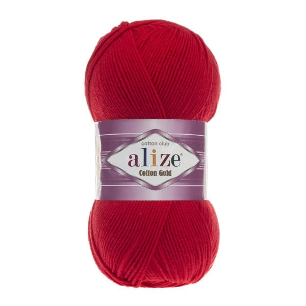 Alize Cotton Gold 100 gr  56 Kırmızı
