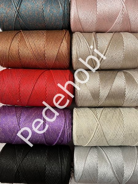 4 NO SİMLİ POLYESTER SİYAH EBRULİ