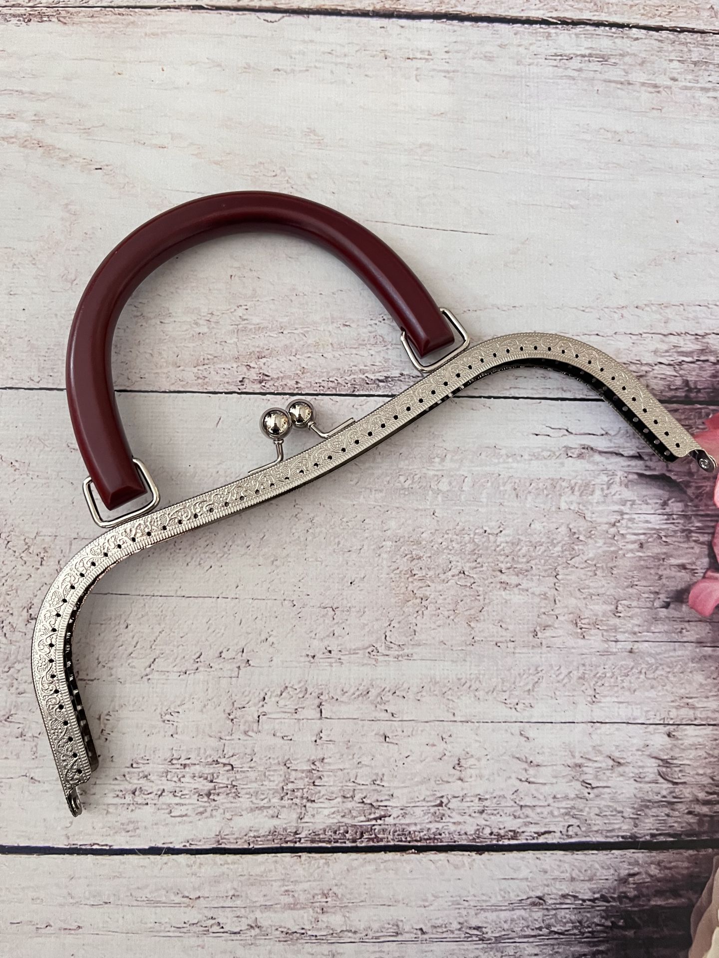 27 CM METAL ÇANTA AHŞAP KULPLU MODEL M-14