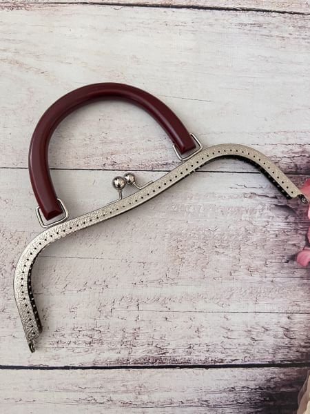 27 CM METAL ÇANTA AHŞAP KULPLU MODEL M-14