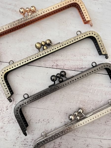 20 CM METAL ÇANTA KULPU  2 BÖLMELİ MODEL M-28