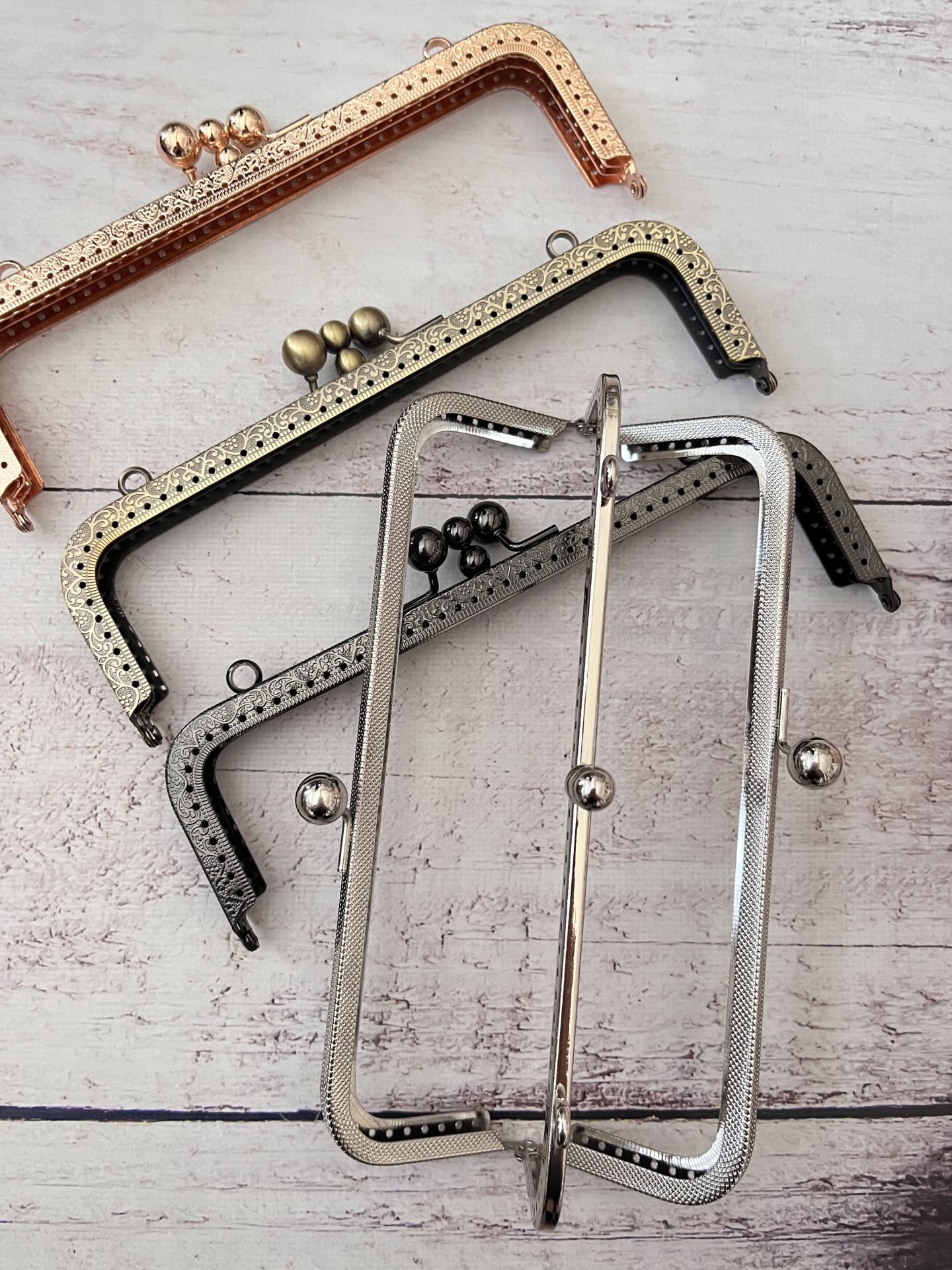 20 CM METAL ÇANTA KULPU  2 BÖLMELİ MODEL M-28