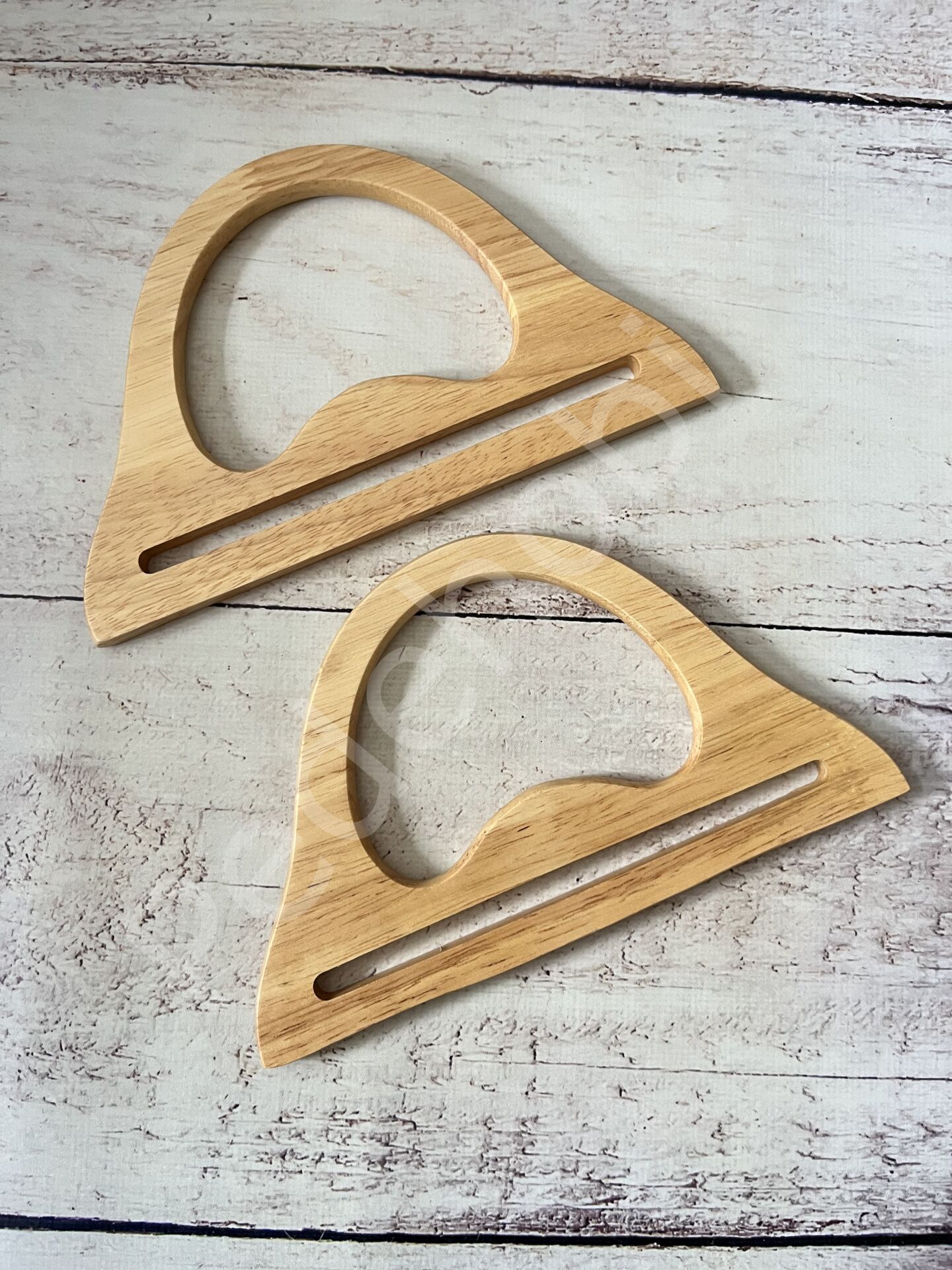 YUVARLAK ID MASİF AHŞAP KULP 20 CM 1 ÇİFT