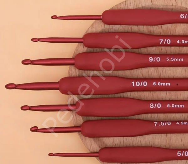 KIRMIZI SİLİKON SAPLI TIĞ  2.0 MM