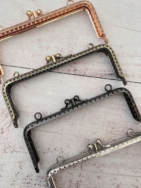 15 CM METAL ÇANTA KULPU  2 BÖLMELİ MODEL M-27