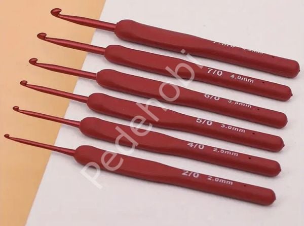 KIRMIZI SİLİKON SAPLI TIĞ  2.5 MM