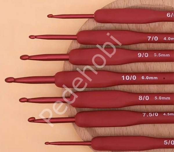 KIRMIZI SİLİKON SAPLI TIĞ  2.5 MM