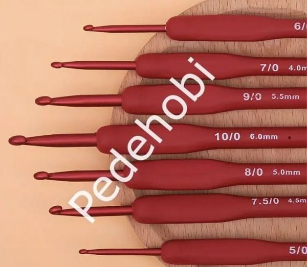 KIRMIZI SİLİKON SAPLI TIĞ  6.0 MM