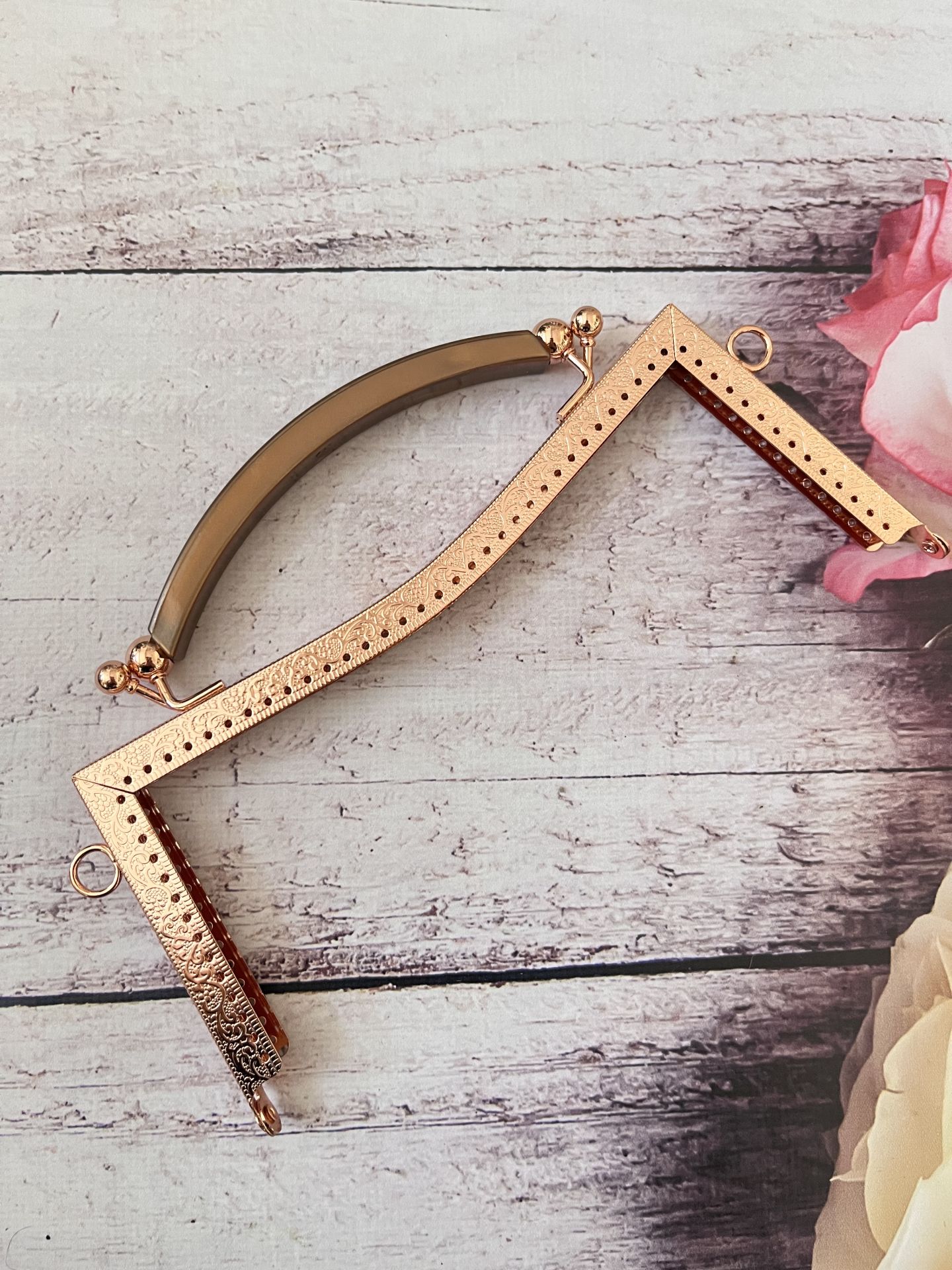 21 CM METAL ÇANTA KULPU   MODEL M-20 Gold