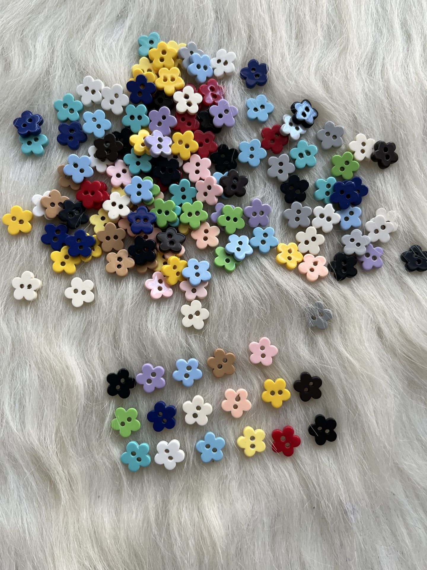 12 MM ÇİÇEK DÜĞME 34 ADET SET
