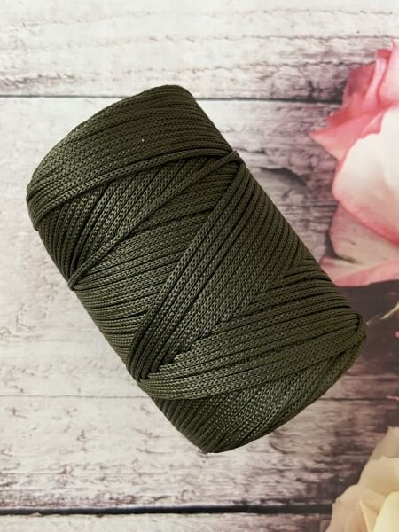 4 NO POLYESTER MAKROME HAKİ YEŞİL 463