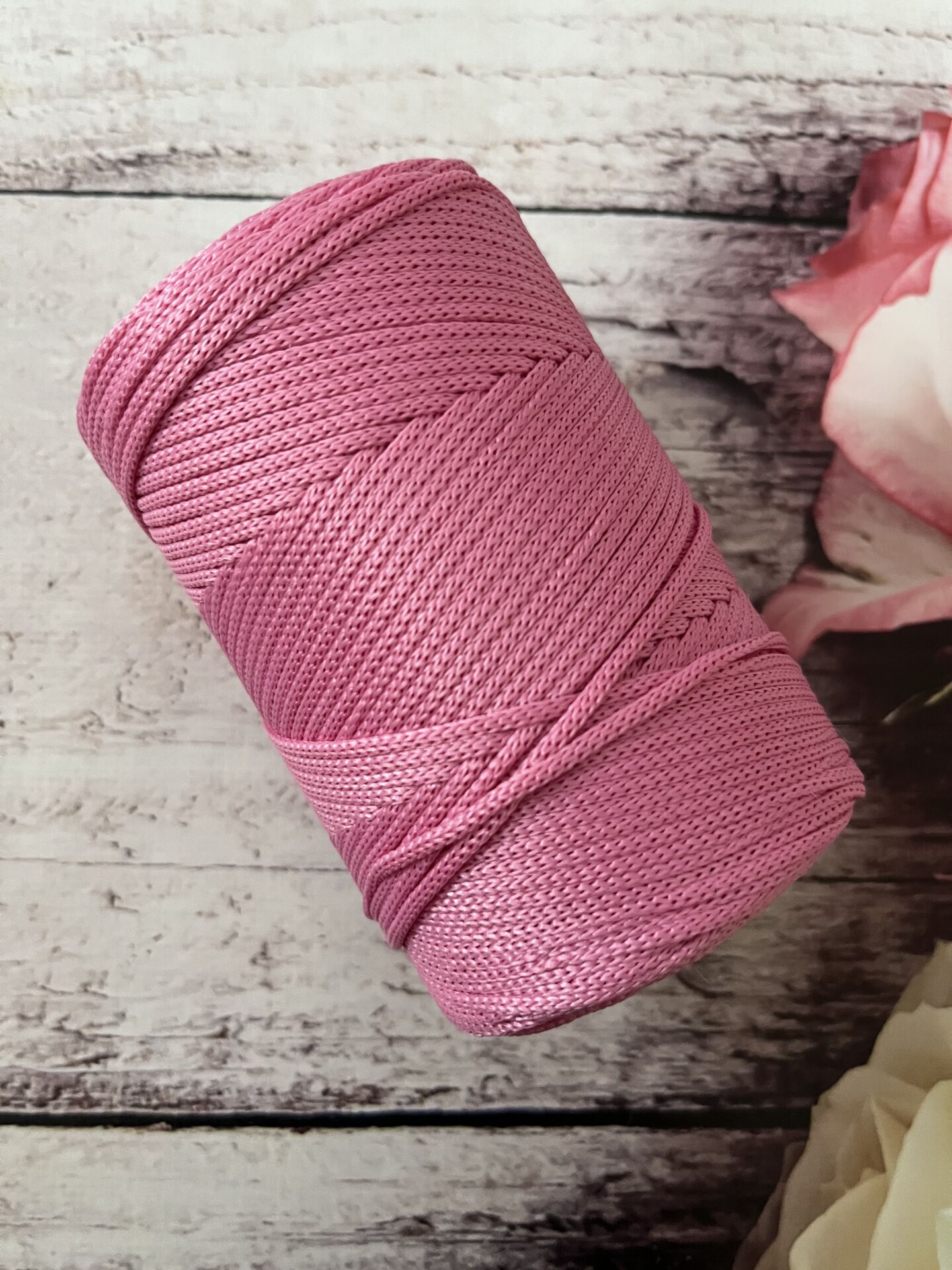 4 NO POLYESTER MAKROME PEMBE
