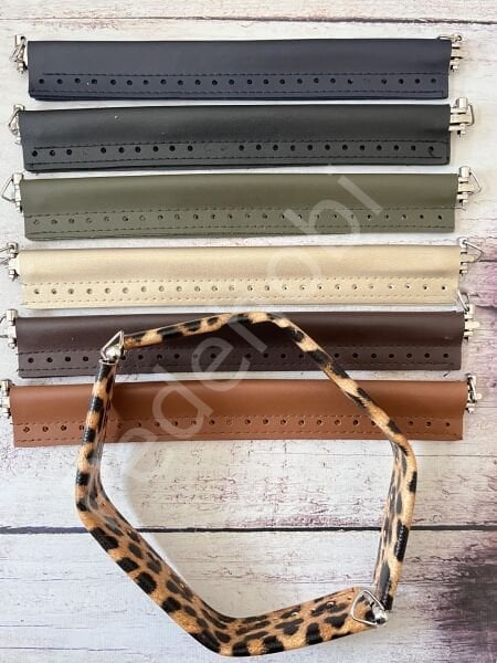 ASKILI YAYLI DERİLİ ÇANTA BURSU 28cm KAHVE
