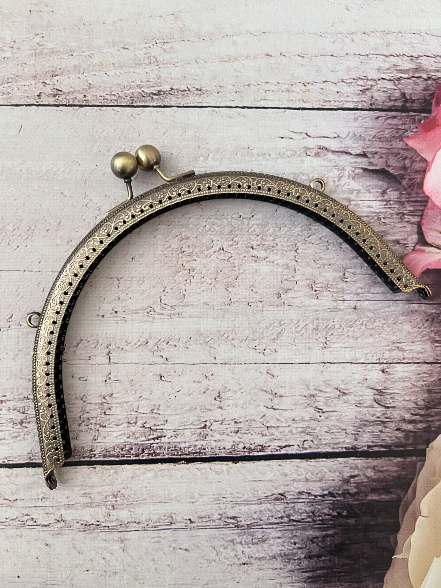 20 CM METAL ÇANTA KULPU   MODEL M-6 Antik