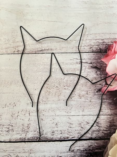 METAL TEL  KEDİ ŞEKİLLİ TAÇ