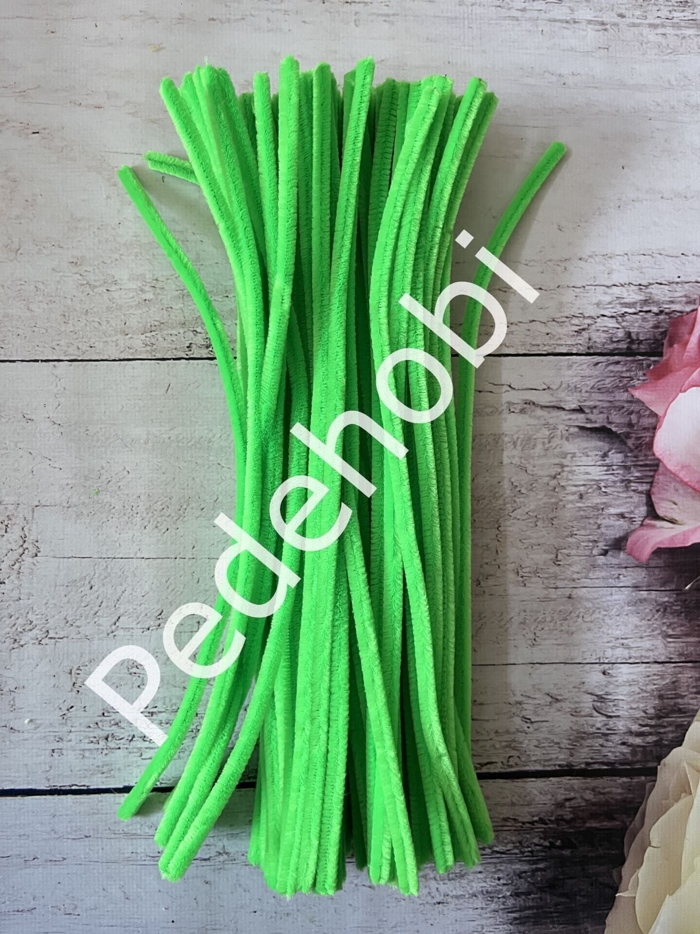 ŞÖNİL ÇUBUK 100 ADET NEON YEŞİL 41