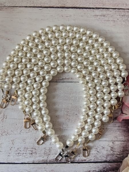İNCİLİ ÇANTA ASKISI 40 CM