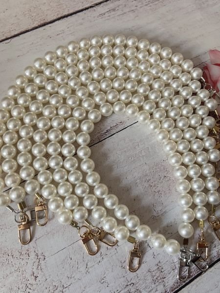 İNCİLİ ÇANTA ASKISI 40 CM