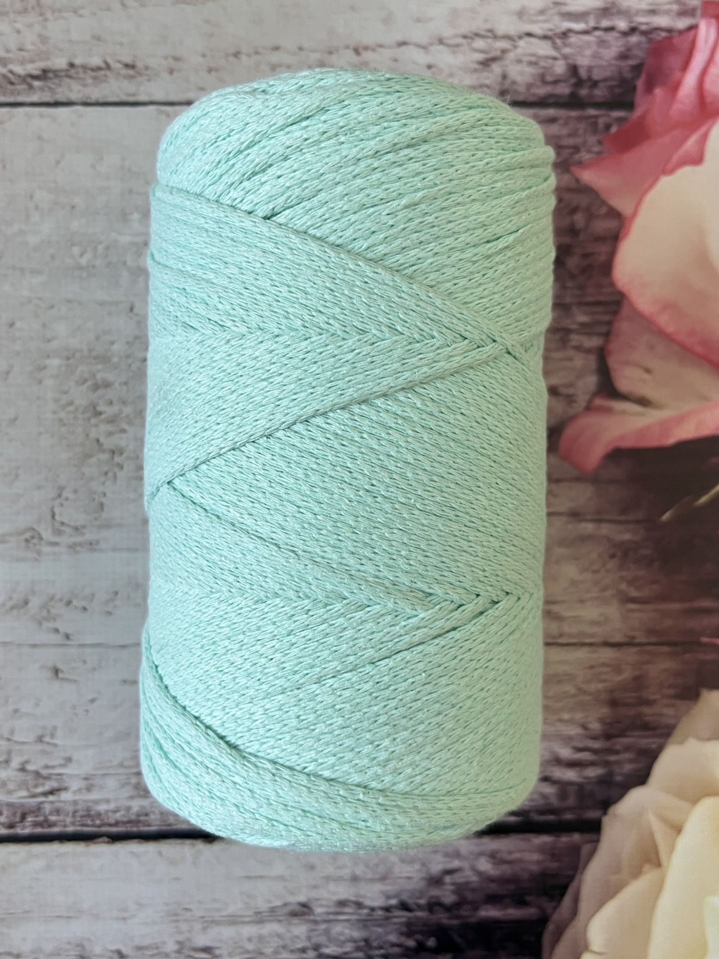 PAMUK MAKROME İNCE MİNT YEŞİL