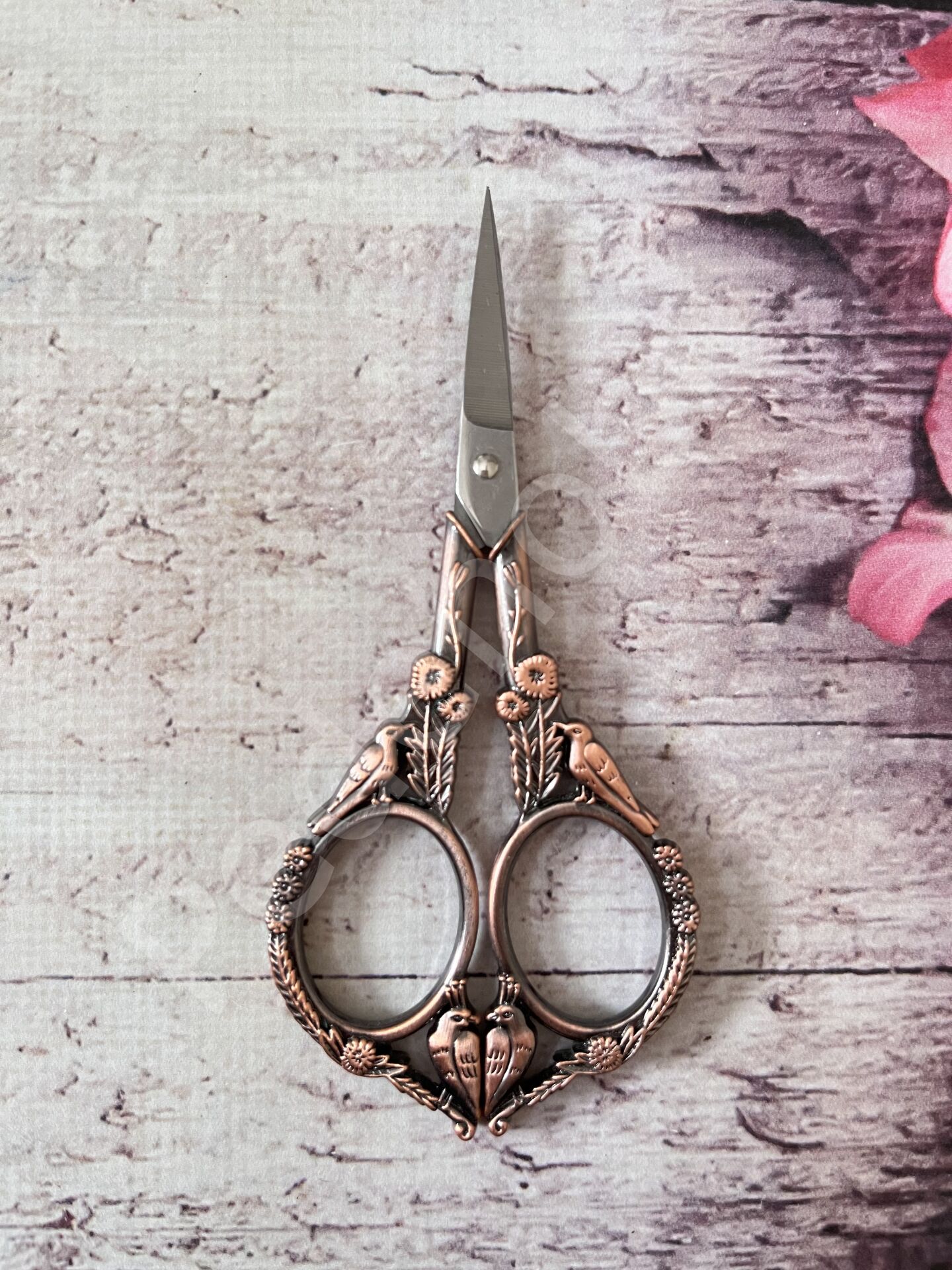 VİNTAGE MAKAS KUŞ MODEL 12 cm BAKIR