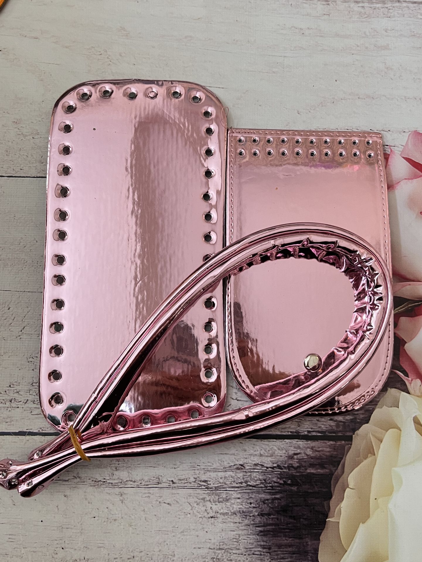 DİSKO  3 PARÇA ÇANTA SET pembe