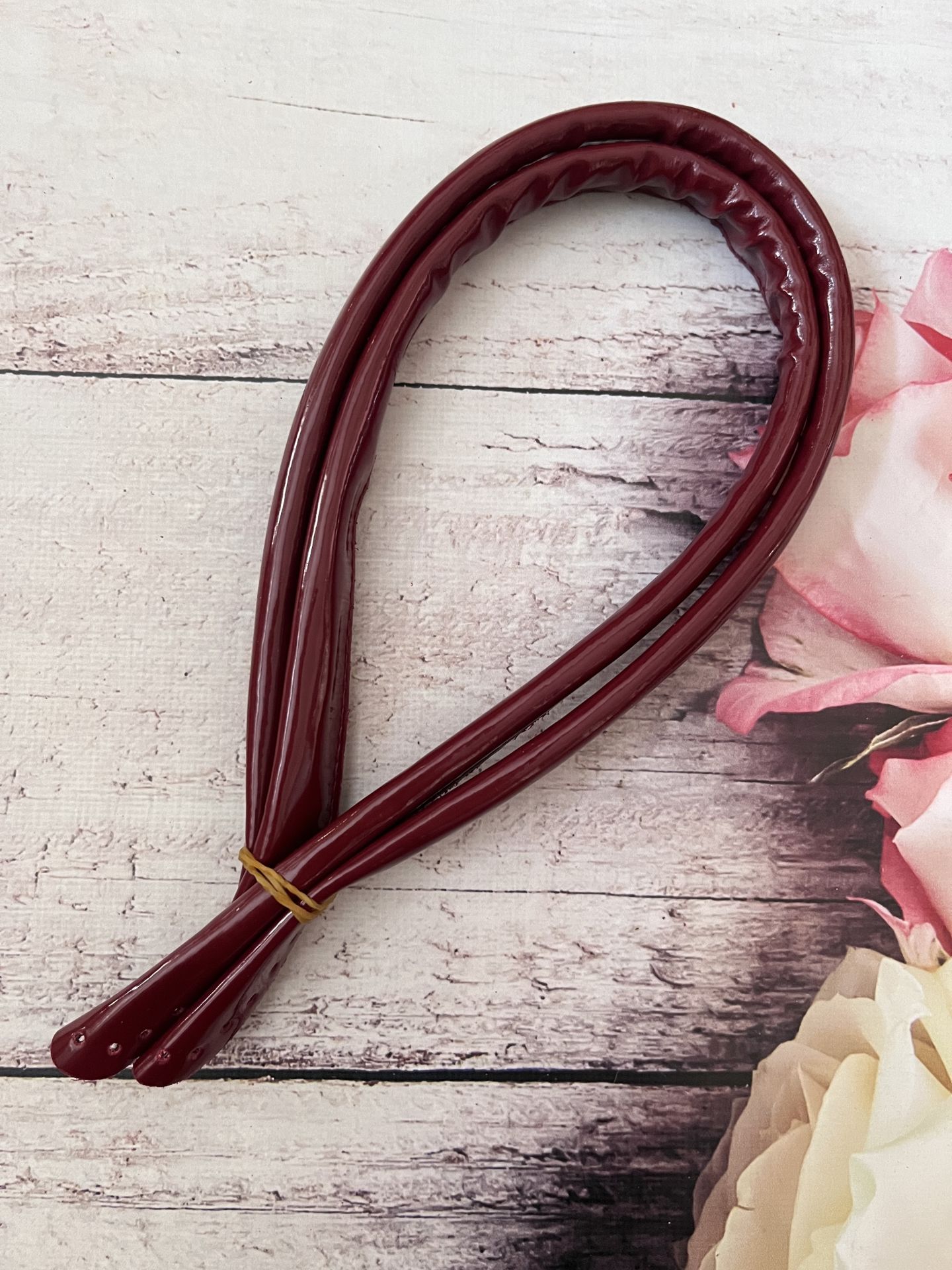 DİSKO HORTUM SAP  60 CM 1 ÇİFT bordo