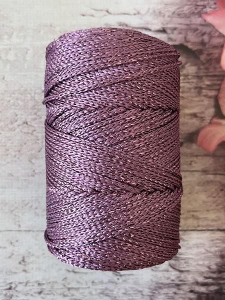 SİMLİ POLYESTER MAKROME AÇIK MOR