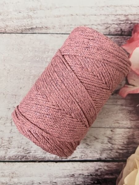 SİMLİ PAMUK MAKROME İNCE PS44 PEMBE