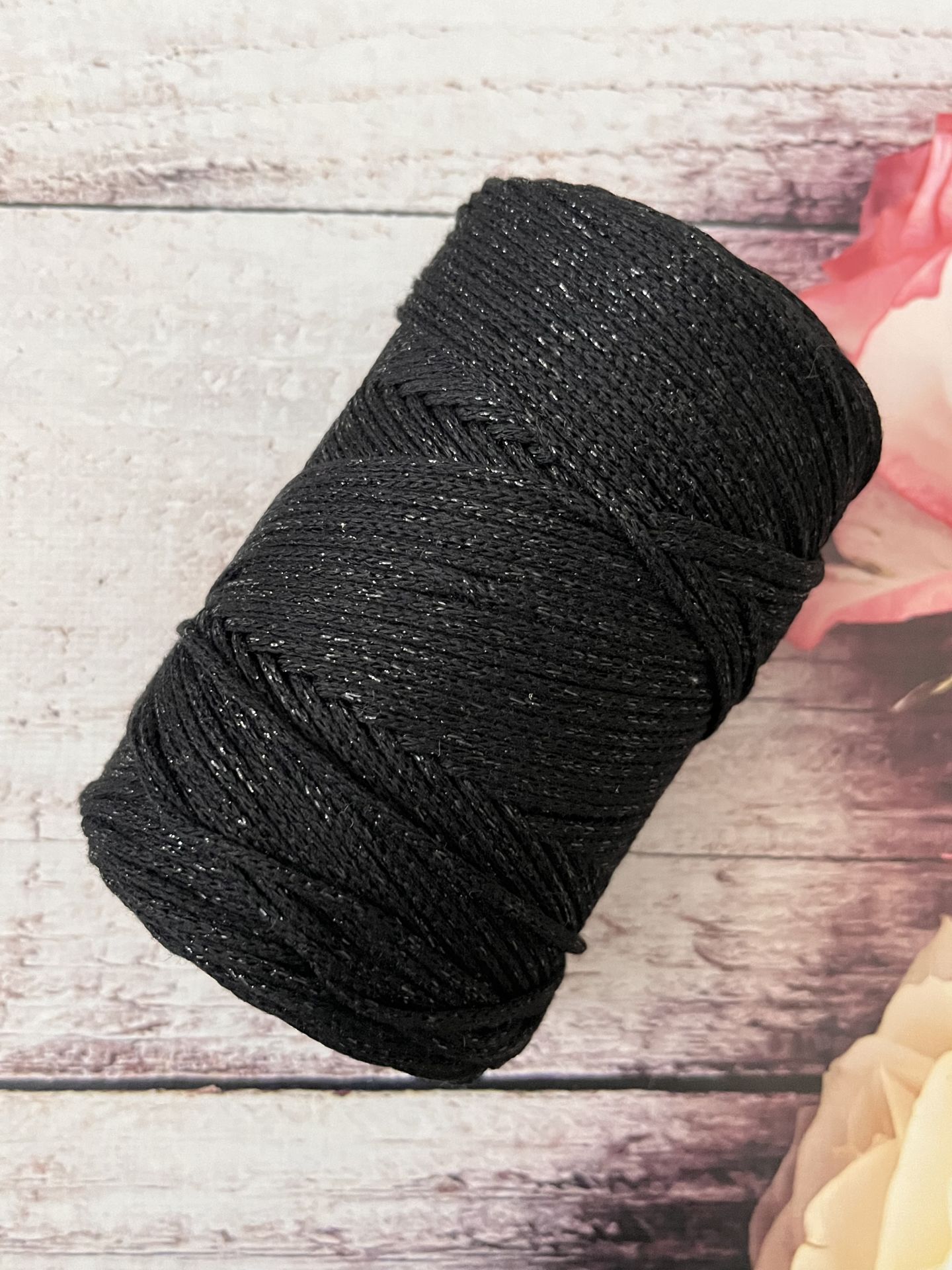 SİMLİ PAMUK MAKROME İNCE PS 33 SİYAH