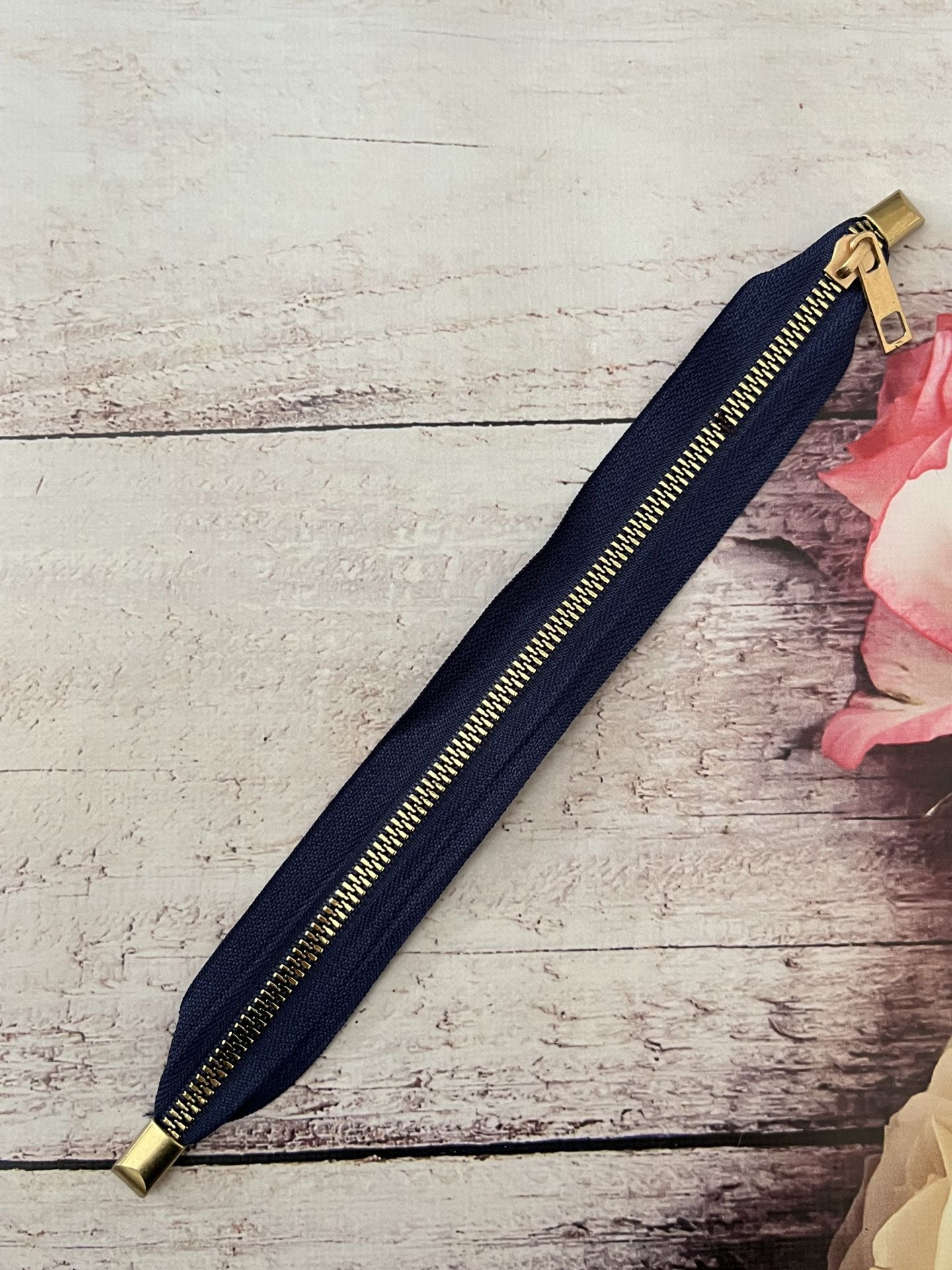 30 CM FERMUAR LACİVERT GOLD