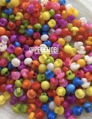 6 MM BONİBON DÜĞME KARIŞIK RENK 10 ÇİFT