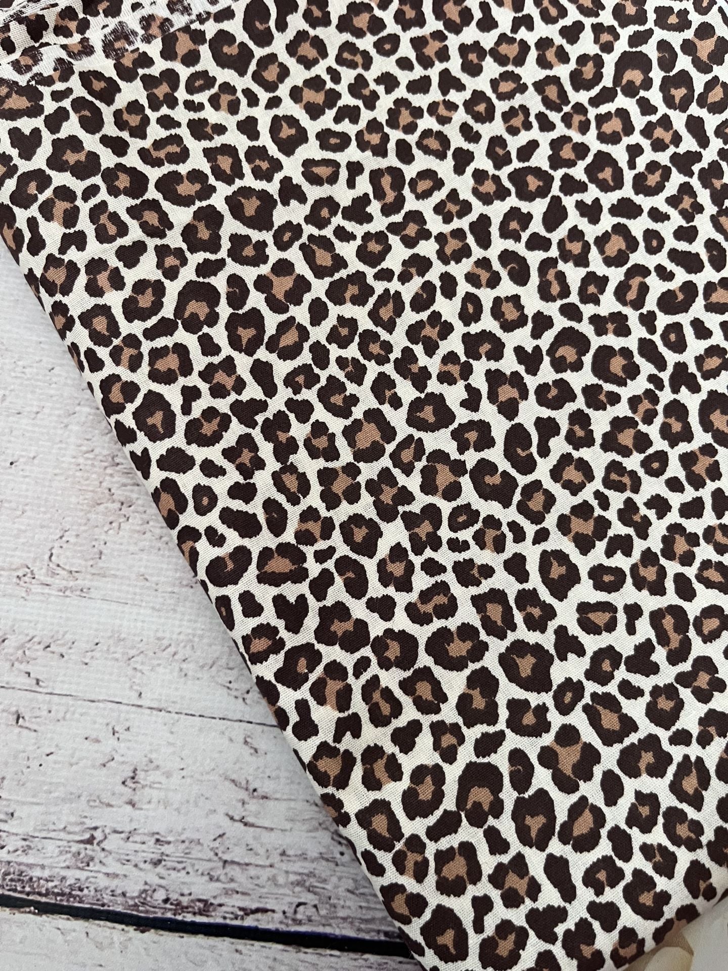 DESENLİ ASTARLIK KUMAŞ 50 *85 CM KAHVE LEOPAR
